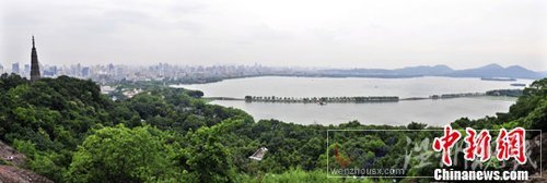 資料圖：杭州西湖全景。中新社發 李忠 攝 CNSPHOTO