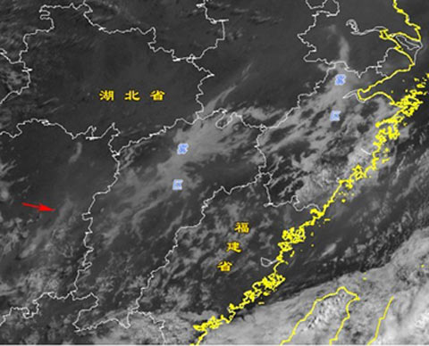 江南地區出現大霧天氣