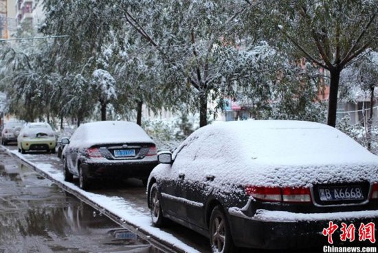 齊齊哈爾下雪了
