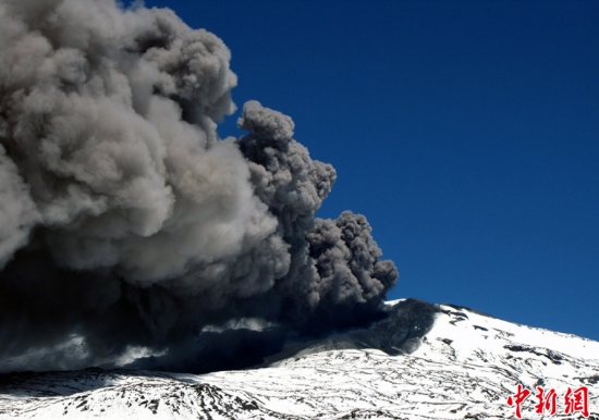 阿根廷科帕韋火山噴發(fā)