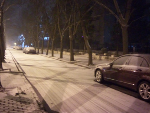 北京出現降雪