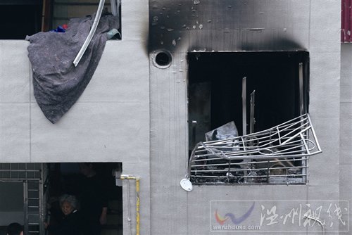 煤氣爆炸后現場一片狼藉