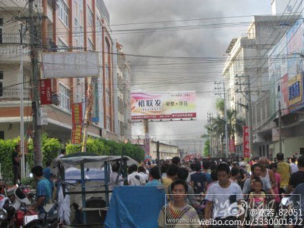 汕頭谷饒火災(zāi)現(xiàn)場(chǎng)圖片