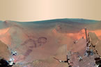 火星表面高清全景圖 機遇號火星漫游器在火星表面拍的高清全景圖