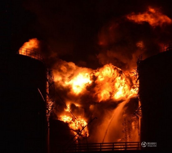 福建漳州古雷PX項目爆燃
