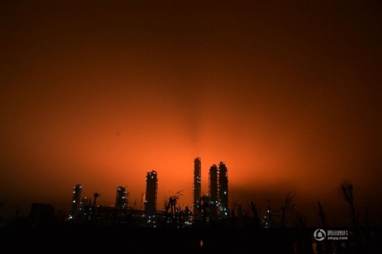 福建漳州古雷PX項目爆燃