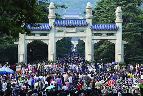 五一假期景區爆棚