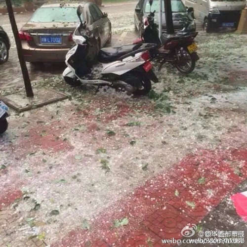 會(huì)理縣下冰雹