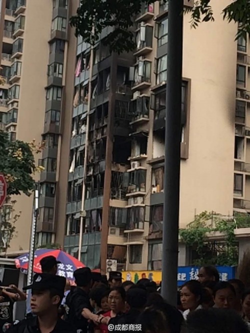 成都碧蔓汀小區(qū)爆炸火災(zāi)