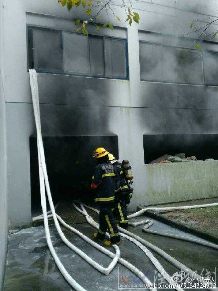 浙江工業(yè)大學(xué)宿舍樓著火了