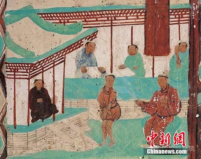 壁畫(huà)揭秘龍?zhí)ь^