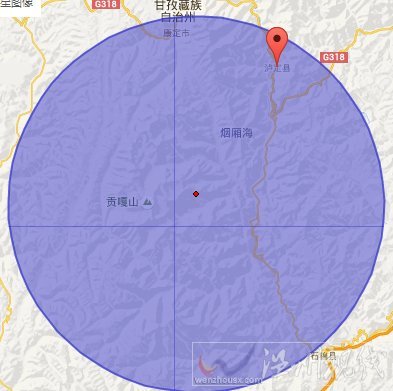 四川甘孜州瀘定縣地震