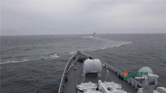 中國海軍三大艦隊南海軍事演習