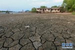 江蘇旱災 淮河江蘇段遭遇旱情露出河床影響通航
