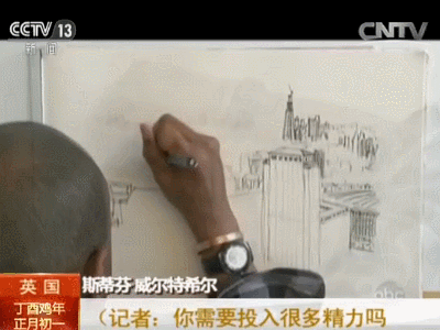 天才畫(huà)家過(guò)目不忘