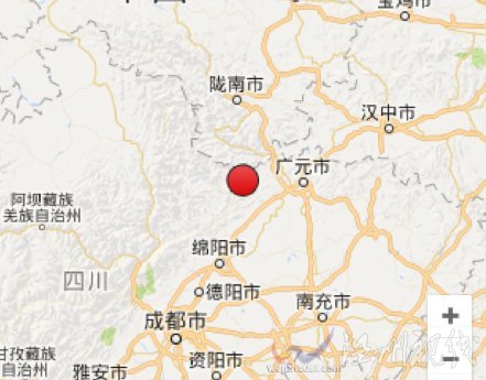 四川青川發生地震
