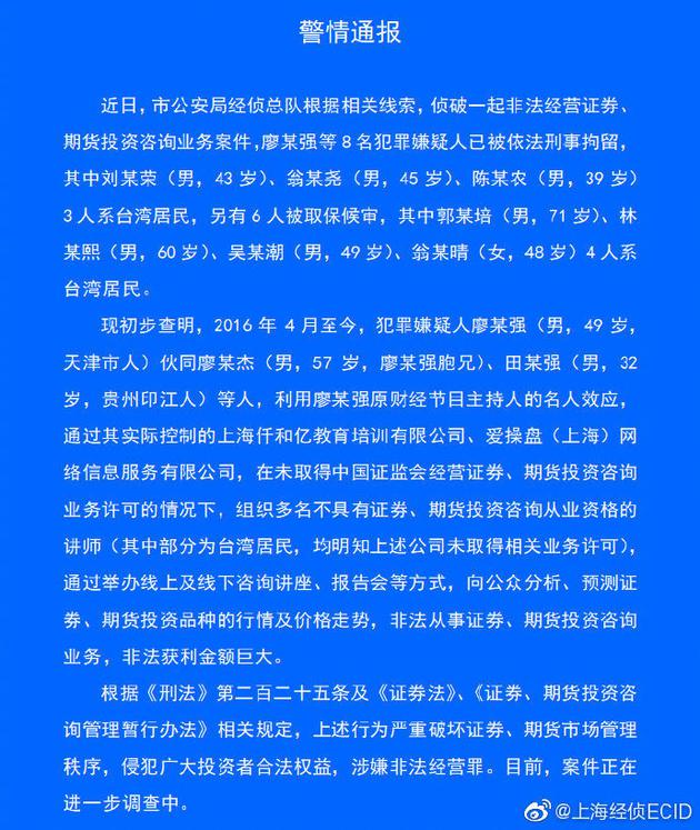 原財經主持人被拘