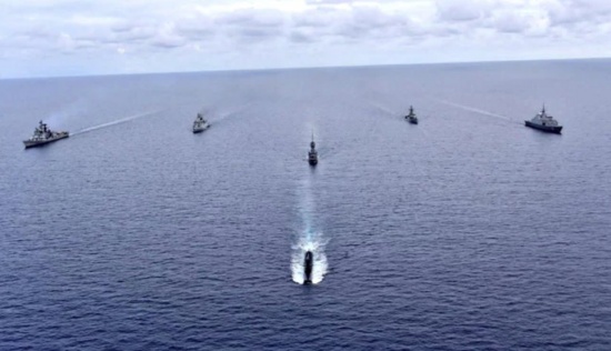印度 新加坡在南海附近進行為期3天的海軍演習