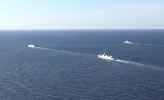 中俄首次海軍演習