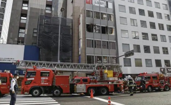 日本大樓發生火災