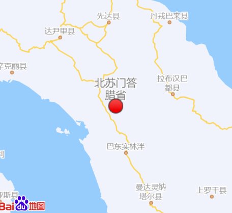 印尼蘇門(mén)答臘島5.4級(jí)地震